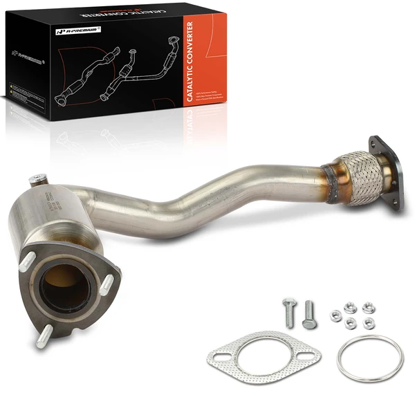 2008-2012 Chevrolet Malibu 1-PC Catalytic Converter Front Side Fit Federal Emissions A-Premium APCCT431