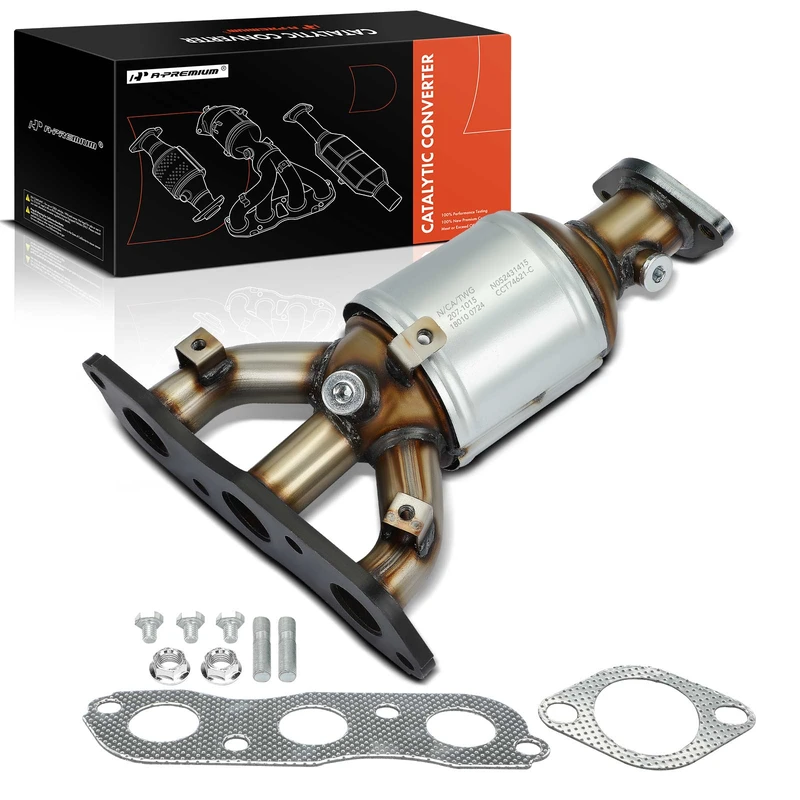 1-PC Catalytic Converter, Rear Side, Fit Federal Emissions, A-Premium APCCT722