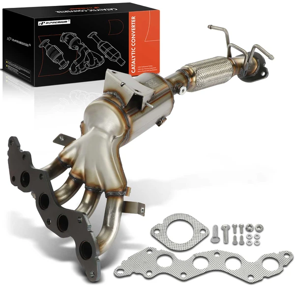 2009 Mazda 3 Sport 1-PC Catalytic Converter Front Left Driver Side Fit Federal Emissions A-Premium APCCT154