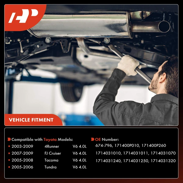 1-PC Catalytic Converter, Right Passenger Side, Fit Federal Emissions, A-Premium APCCT155