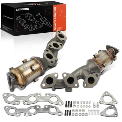 2 Pcs Left & Right Catalytic Converter