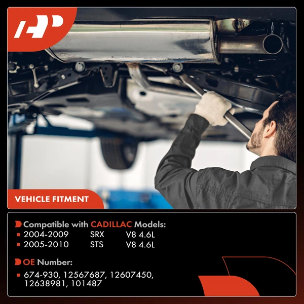 1-PC Catalytic Converter, Right Passenger Side, Fit Federal Emissions, A-Premium APCCT166