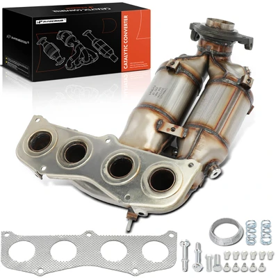 Catalytic Converter with Integrated Exhaust Manifold