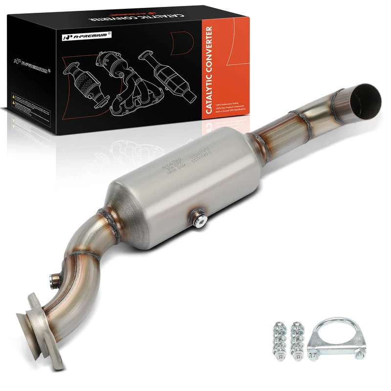 1-PC Catalytic Converter, Left Driver Side, Fit Federal Emissions, A-Premium APCCT721