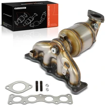 Front Catalytic Converter with Exhaust Manifold