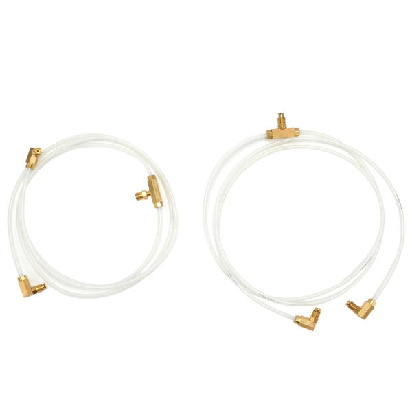 2 Pcs Rear Convertible Top Hydraulic Fluid Hose Lines for Chevy Impala 1962-1970