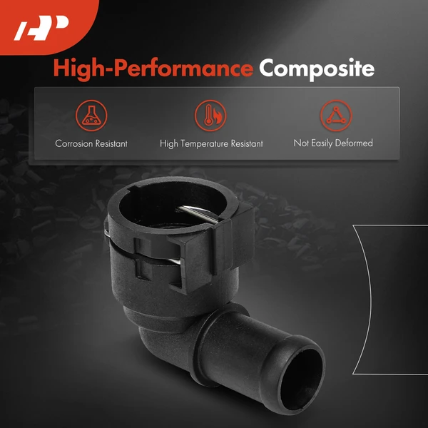 Coolant Hose Connector for Audi A3 2004-2013 Volkswagen Golf 2004-2007 2010-2013 Passat