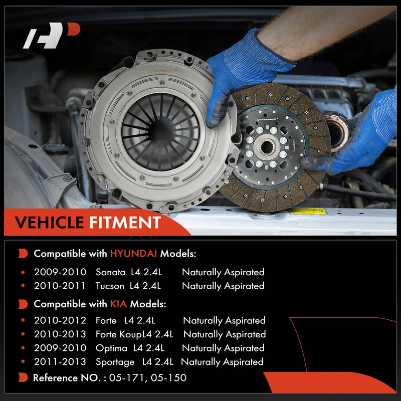 Transmission Clutch Kit for Hyundai Sonata 2009-2010 Tucson Kia Optima L4 2.4L