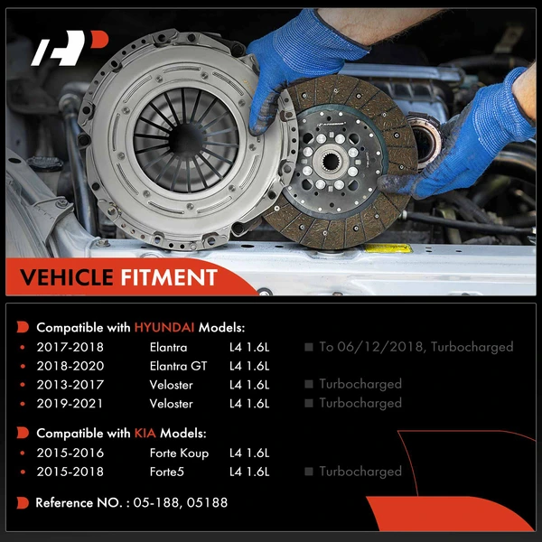 Transmission Clutch Kit for Hyundai Elantra 2017-2018 Veloster Kia Forte5 1.6L