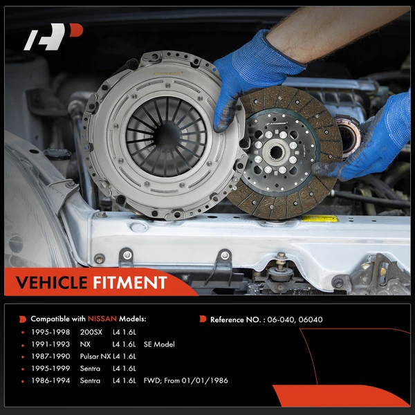 Transmission Clutch Kit for Nissan 200SX 1995-1998 Sentra 1986-1999 L4 1.6L