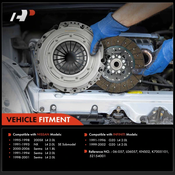 Transmission Clutch Kit for Nissan Sentra 91-06 200SX NX Infiniti G20 1.8L 2.0L