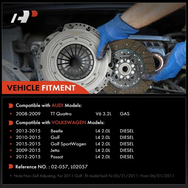 Transmission Clutch Kit for VW Golf Beetle Jetta Passat Audi TT Quattro