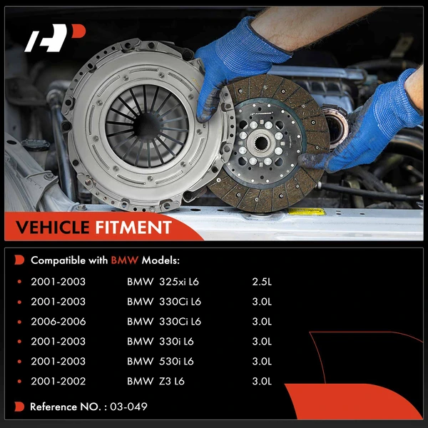 Transmission Clutch Kit for BMW E46 325xi 2001-2003 330Ci 330i E39 E60 530i Z3