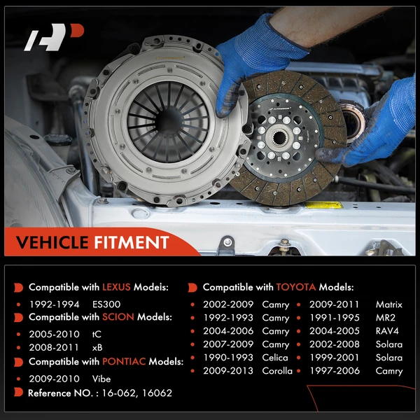 Transmission Clutch Kit for Toyota Camry 1992-2009 Corolla RAV4 Pontiac Scion