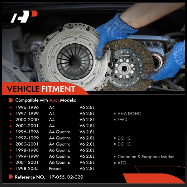 Transmission Clutch Kit for Audi A4 Quattro 1996-2001 Volkswagen Passat