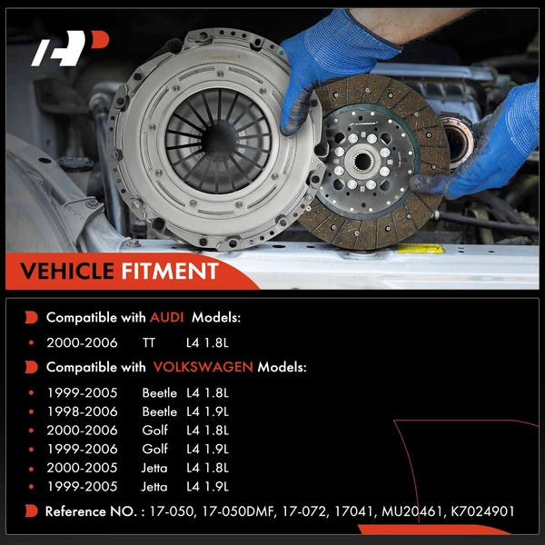 Transmission Clutch Kit for Audi TT 00-06 Volkswagen Beetle 98-06 Golf Jetta