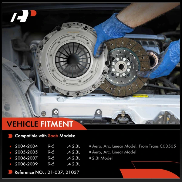 Transmission Clutch Kit for Saab 9-5 2004-2009 L4 2.3L