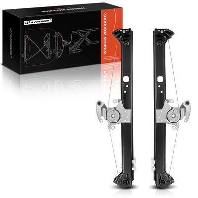 2 Pcs Rear Power Window Regulator without Motor
