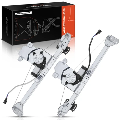 2 Pcs Rear Power Window Regulator with Motor