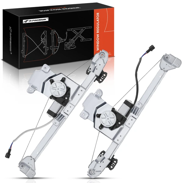 2 Pcs Rear Power Window Regulator with Motor for Chevy Colorado GMC Canyon