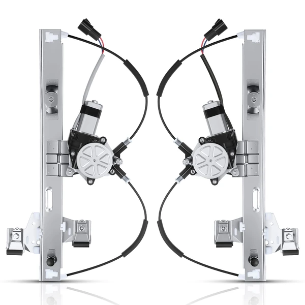 2 Pcs Rear Power Window Regulator with Motor for Pontiac Grand Prix 2004-2008