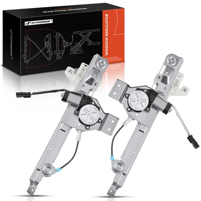 2 Pcs Rear Power Window Regulator with Motor