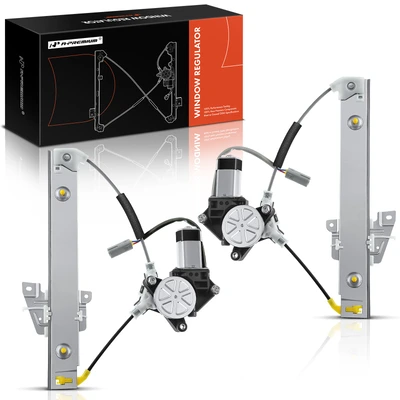 2 Pcs Rear Power Window Regulator with Motor