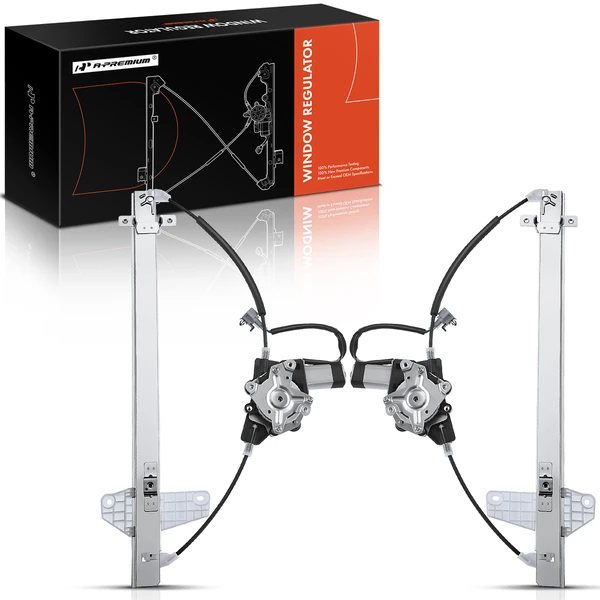 2004-2015 Nissan Titan 2-Pc Window Regulator and Motor Kit Rear Driver & Passenger Electric with Motor A-Premium APWR0274