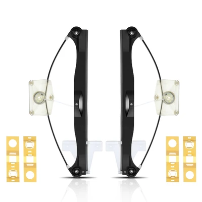 2 Pcs Rear Power Window Regulator without Motor