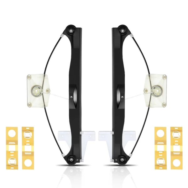 2006-2012 Audi A3 2-Pc Power Window Regulator Rear Driver & Passenger Electric A-Premium APWR0332