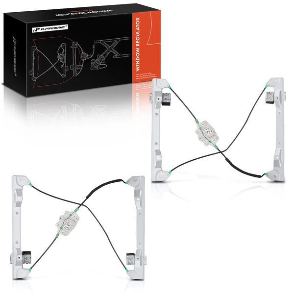2006-2011 Mercury Milan 2-Pc Power Window Regulator Front Driver & Passenger Electric A-Premium APWR1227