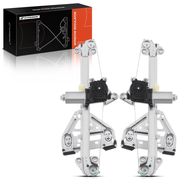 2003-2007 Cadillac CTS 2-Pc Window Regulator and Motor Kit Rear Driver & Passenger Electric with Motor A-Premium APWR0957