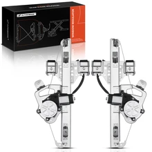 2006-2010 Hummer H3 2pc Window Regulator and Motor Kit Rear Driver & Passenger Electric with Motor A-Premium APWR2392