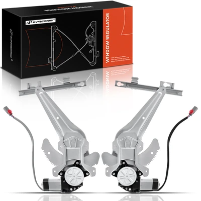 2 Pcs Rear Power Window Regulator with Motor