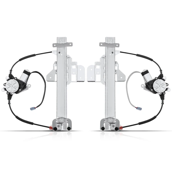 1995-1997 Lincoln Town Car 2-Pc Window Regulator and Motor Kit Rear Driver & Passenger Electric with Motor A-Premium APWR1545