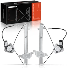 1993-1997 Geo Prizm 2pc Window Regulator and Motor Kit Front Driver & Passenger Electric with Motor A-Premium APWR0963