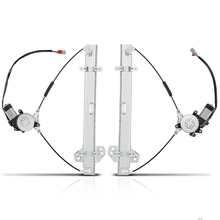 2001-2005 Honda Civic 2pc Window Regulator and Motor Kit Front Driver & Passenger Electric with Motor A-Premium APWR0853
