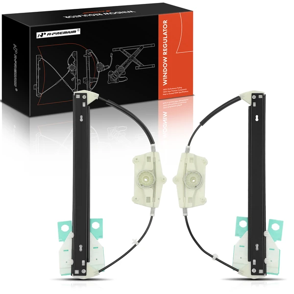 2005-2011 Audi A6 Quattro 2-Pc Power Window Regulator Rear Driver & Passenger Electric A-Premium APWR1594