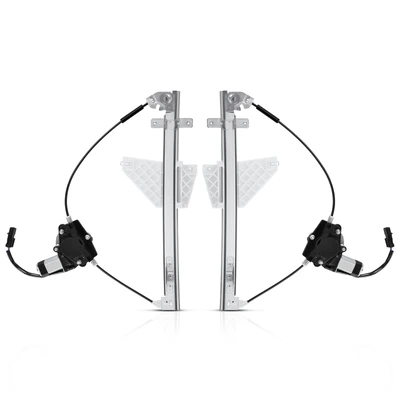 2 Pcs Rear Power Window Regulator with Motor