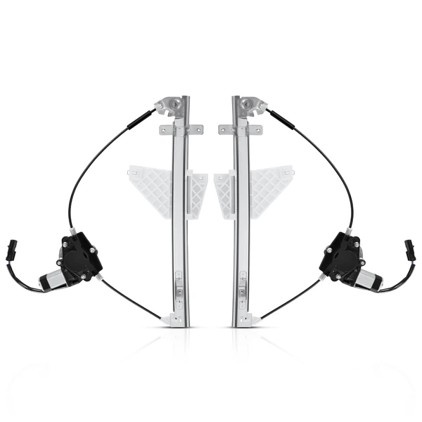 1999-2000 Jeep Grand Cherokee 2-Pc Window Regulator and Motor Kit Rear Driver & Passenger Electric with Motor A-Premium APWR0047