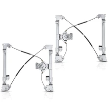 2 Pcs Front Manual Window Regulator