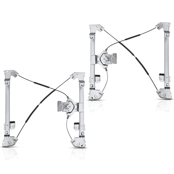 2004-2008 Ford F-150 2-Pc Manual Window Regulator Front Driver & Passenger Manual A-Premium APWR2272