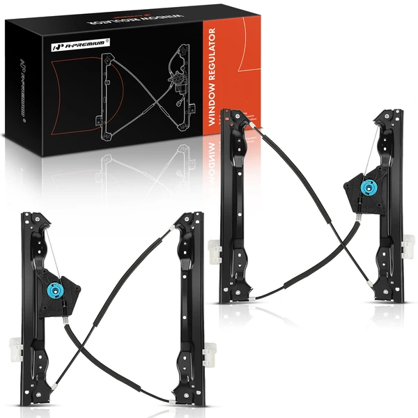 2007-2010 Chrysler Sebring 2-Pc Power Window Regulator Front Driver & Passenger Electric A-Premium APWR1292