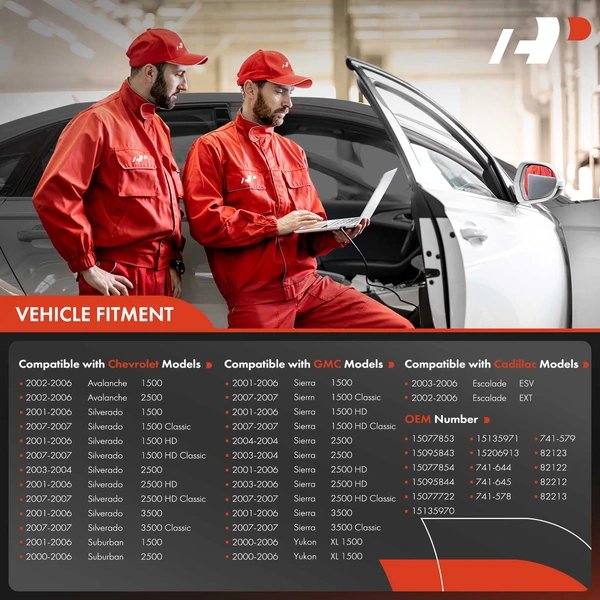 4 Pcs Front & Rear Power Window Regulator with Motor for Silverado Sierra