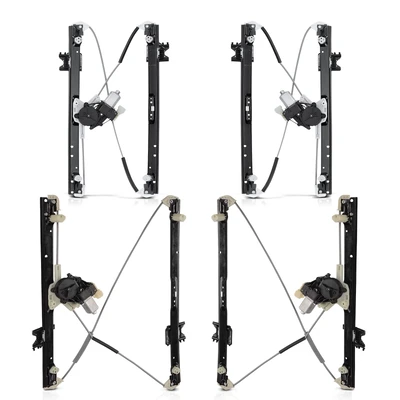 4 Pcs Front & Rear Power Window Regulator with Motor for Range Rover Sport 14-19