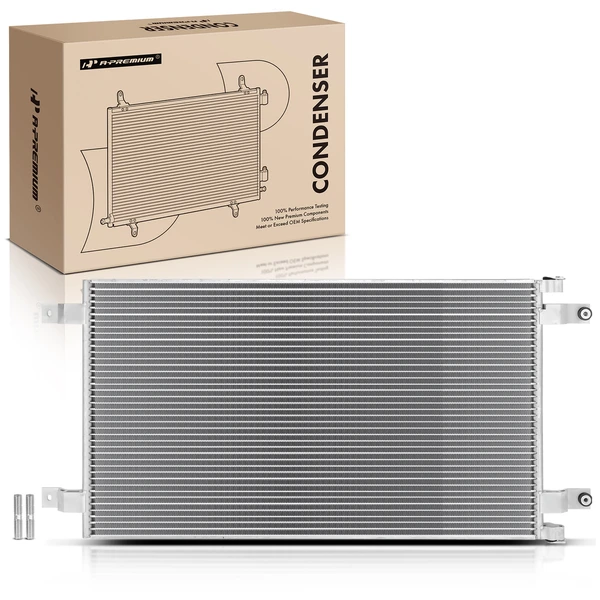 AC Condenser without Receiver Drier for 2013-2016 Peterbilt 579