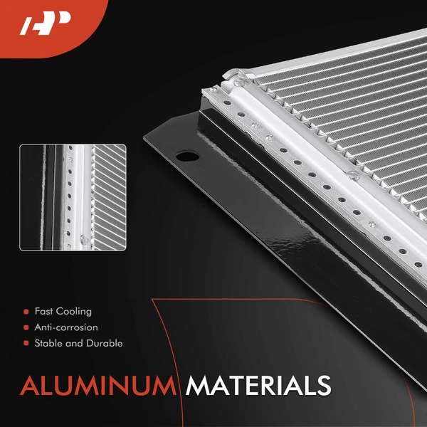 Aluminum AC Condenser without Receiver Drier for Freightliner Condor 2001-2007