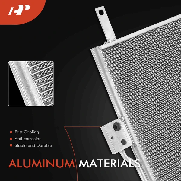 AC Condenser with Receiver Drier & Bracket for Nissan Pathfinder 22-23 INFINITI