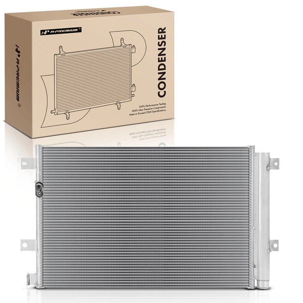 AC Condenser with Receiver Drier for 2006-2007 Hino 258