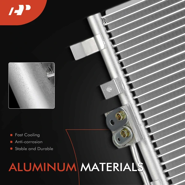 AC Condenser with Receiver Drier & Bracket for Hyundai Kona 2023-2024 L4 1.6L